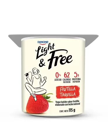 Yogurt Danone Light Batido Frutilla 115 gr