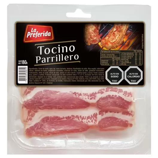 Panceta Cortada La Preferida 180 gr