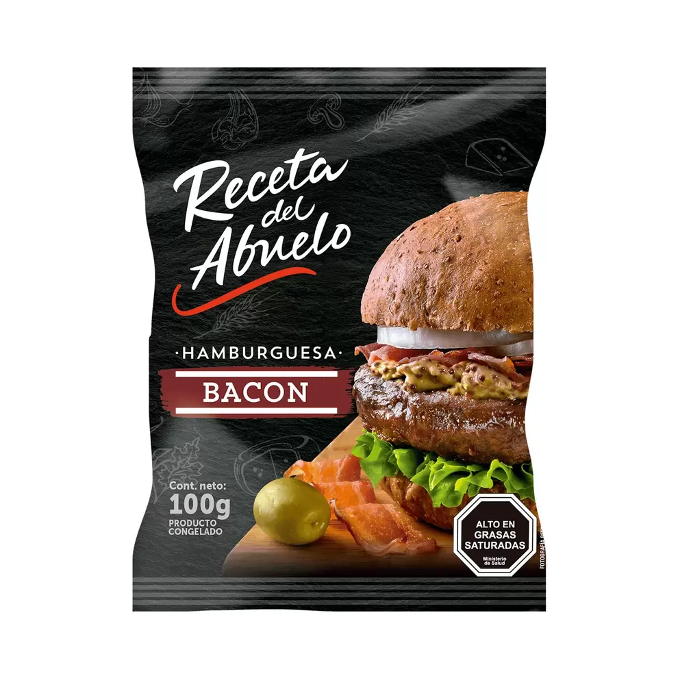 Hamburguesa Bacon Receta Del Abuelo 100 g