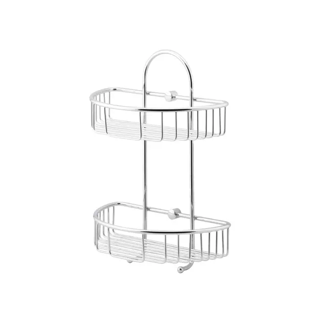 Porta Shampoo Repisa 28 cm Cromo