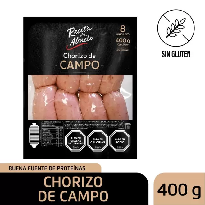 Chorizo Receta del Abuelo de campo 400 g