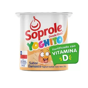 Yoghurt Batido Sabor Damasco Pote, 120 g