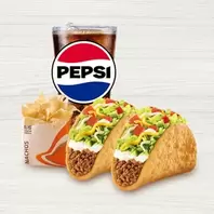  Combo 2 Chalupas Supreme + Nacho + Bebida