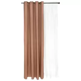 Set Blackout 6P Termico Lino 140X220 Chocolate - Café