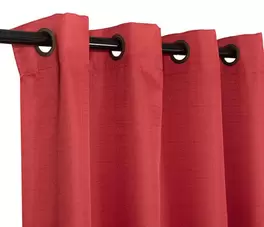 Set Cortinas Continental 140X220 Cm - Terracota - Terracota