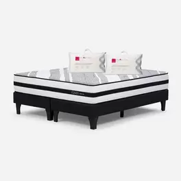 Cama Driven King + Almohadas Memory Max Basic