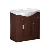 Vanitorio Cirkel 75 cms Walnut fjäder