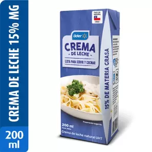 Crema De Leche 15%Mg, 200 ml