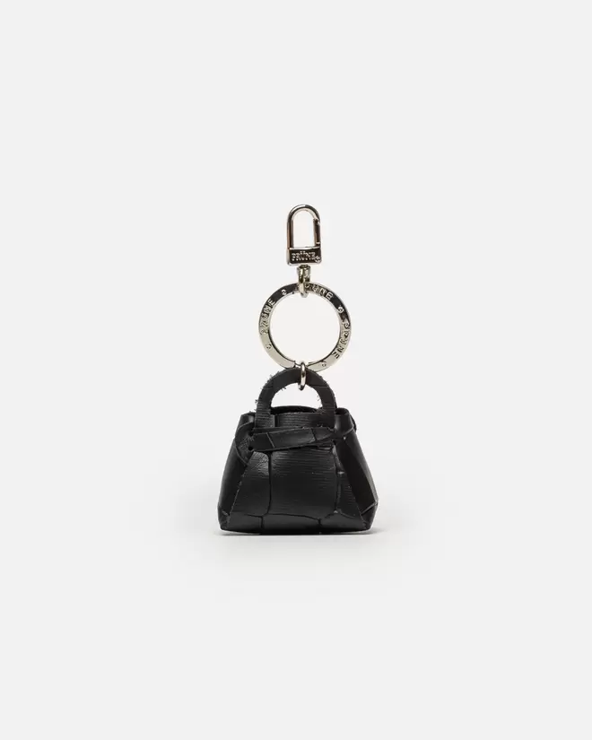 
                                    Llavero Mini Bag En Cuero Croco Mate                                
                                                                             / OUTLET /                                                              