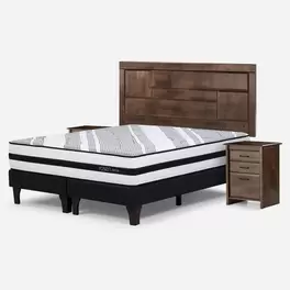Cama Driven 2 Plazas + Muebles Dolce