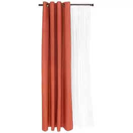 Set Blackout 6P Termico Lino 140X220 Terracota - Terracota