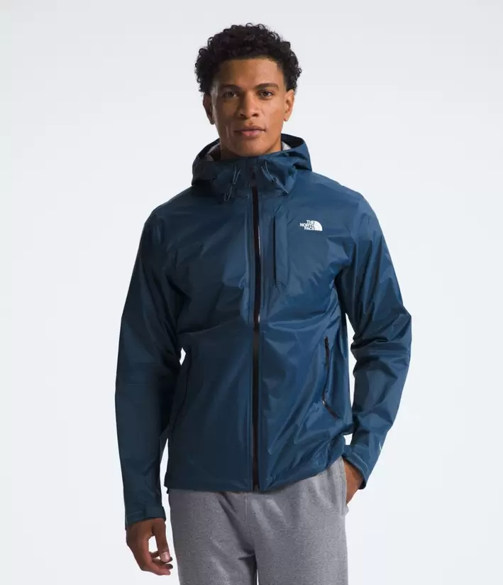 Chaqueta impermeable alta vista hombre