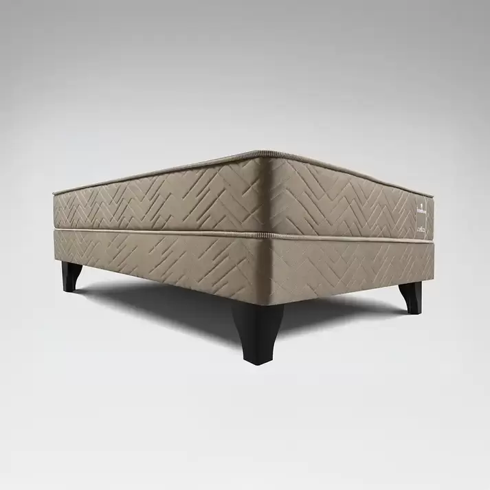 Cama Europea Bamboo 1.5 Plaza BN 105×190 cm