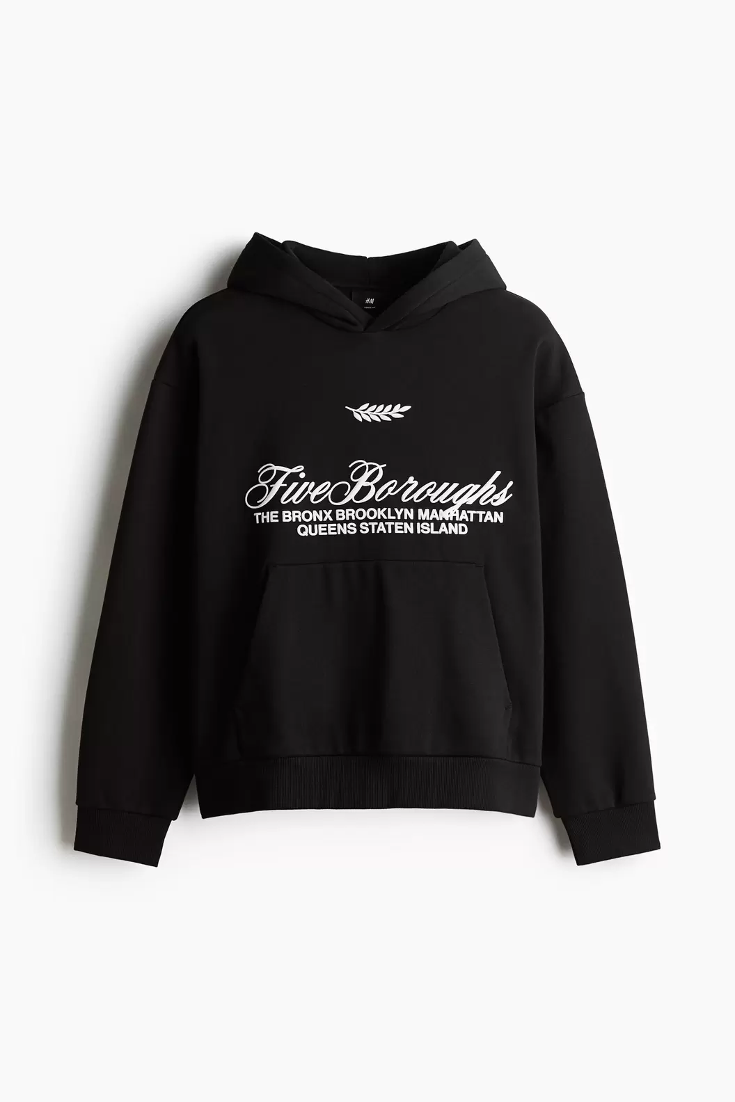 Polerón hoodie estampado Loose Fit