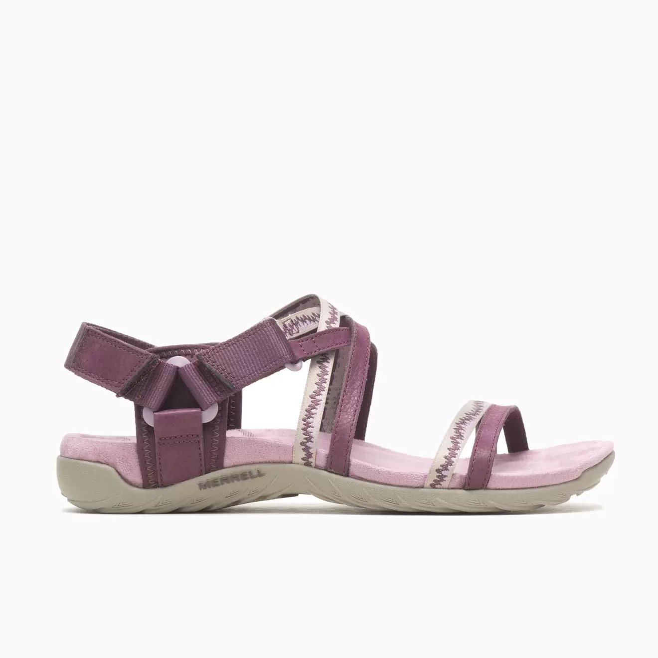 Sandalia Mujer Terran 3 Cush Lattic Palo Rosa Merrell