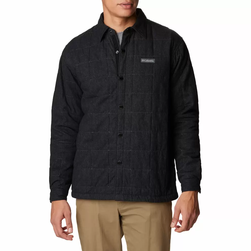 Camisa Manga Larga Hombre Landroamer Negro Columbia