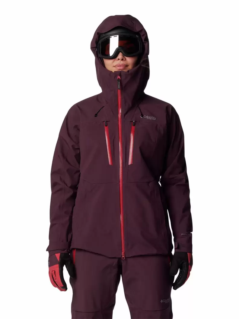 Cortaviento Mujer Platinum Peak II 3L Ski Morado Columbia