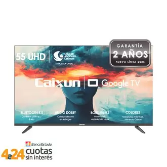 Smart TV Caixun LED 55" UHD 4K Google TV C55V1UG