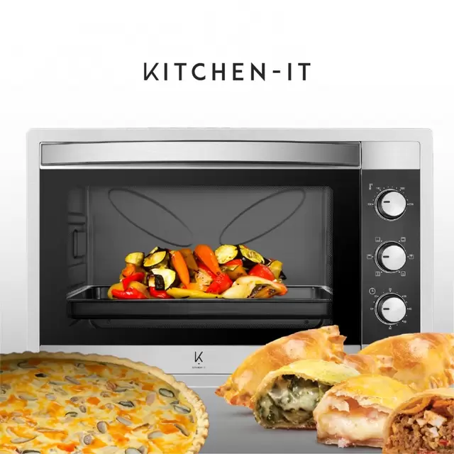 Horno Eléctrico 60lt  Acero Inoxidable Silver Series...