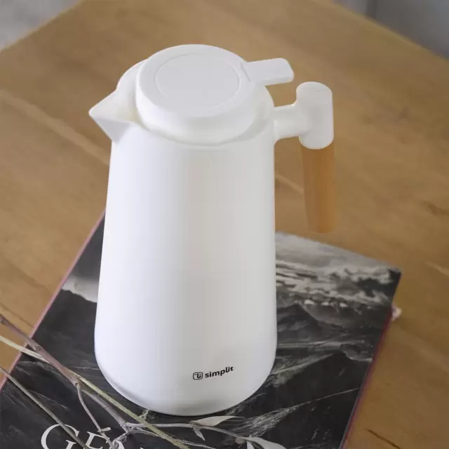 Jarra Termo Liquido Insulado 1lt Blanco Simplit