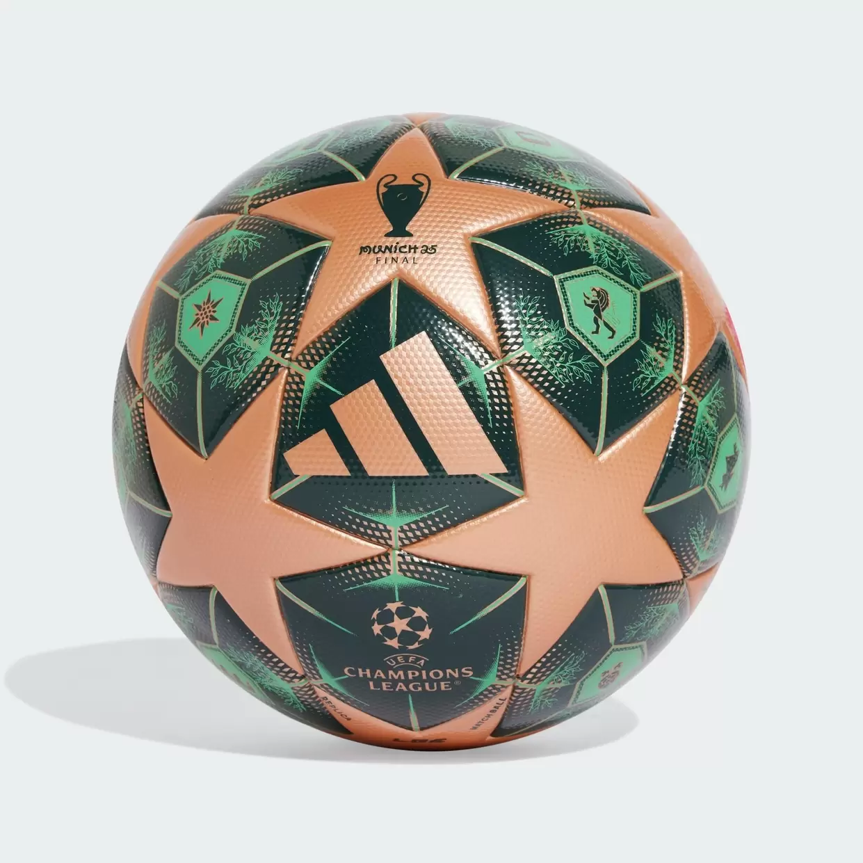 balon de futbol adidas ucl league verde-cobre talla 5