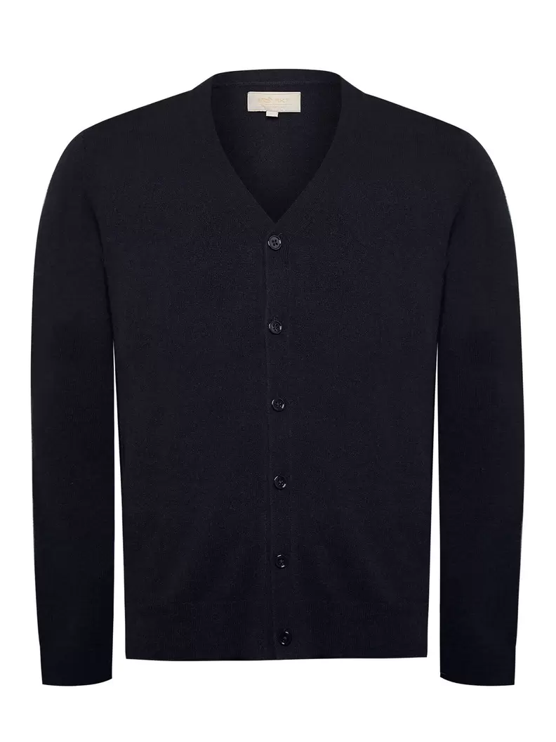Sweater Cashmere Hombre Cash But Azul Rockford