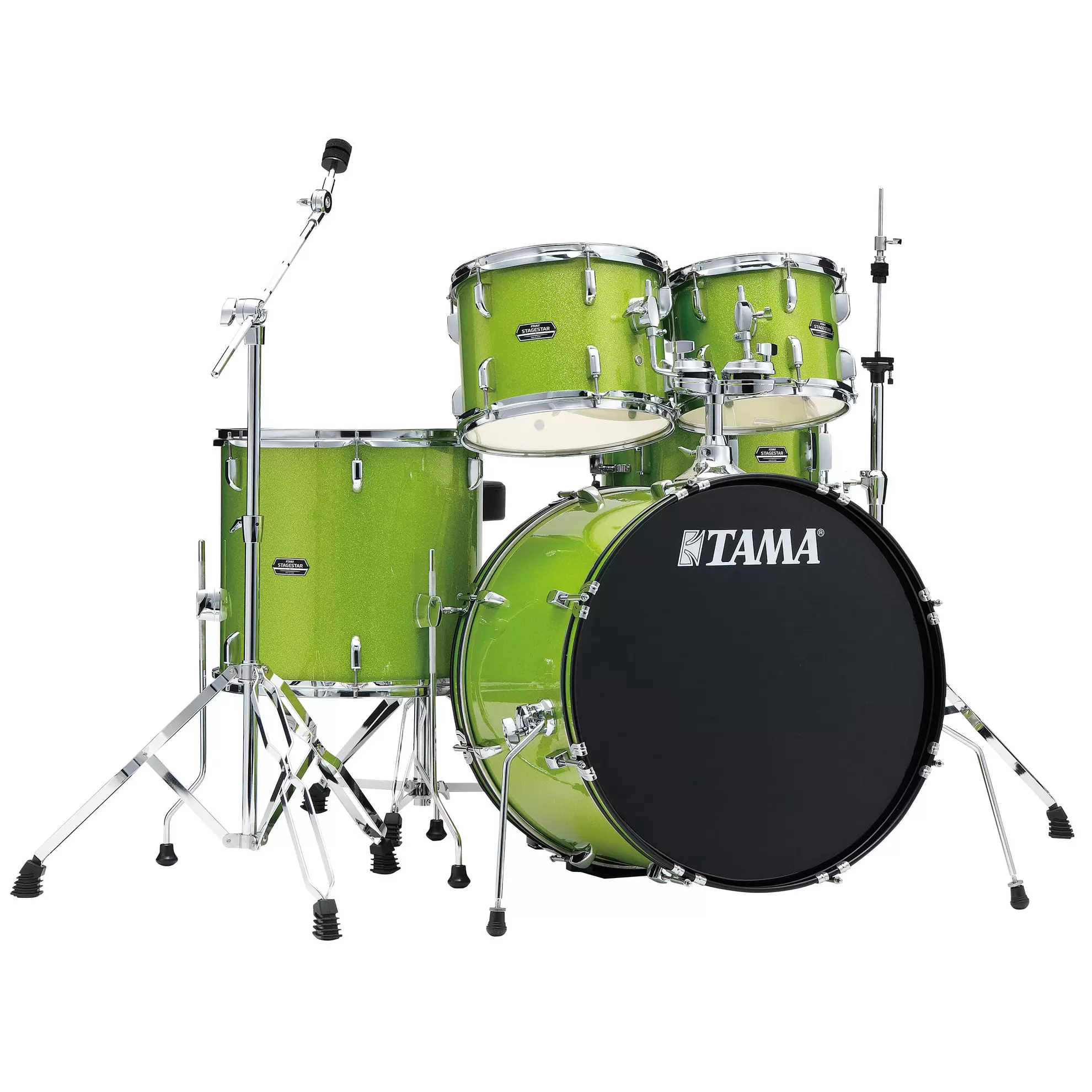 Batería acústica TAMA Stagestar ST52H5 5 piezas - Lime Green Sparkle