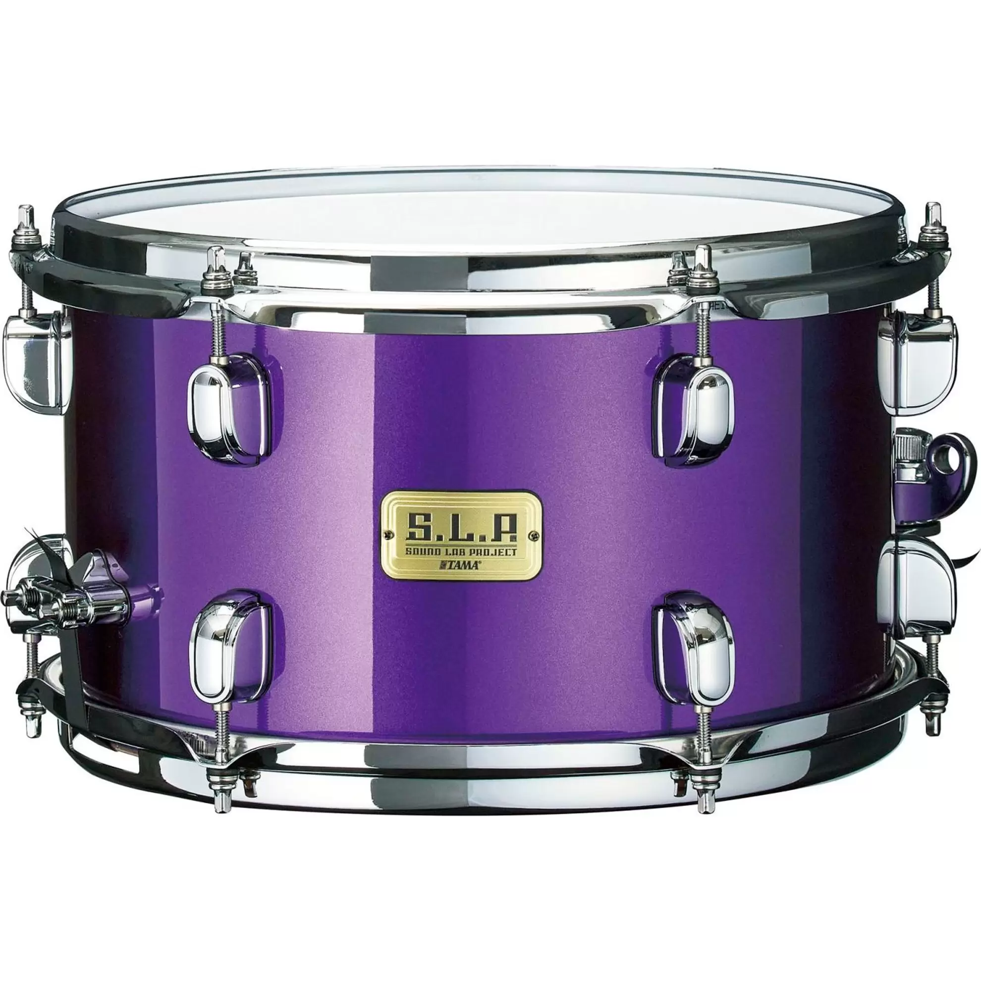 Caja de batería Tama LBU127C Clay Aeschliman signature Galactic Purple 12 x  7 pulgadas