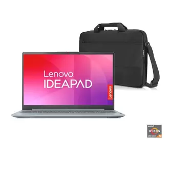 Notebook Ideapad Slim 3 Gen 8 AMD Ryzen 5 7520U 15.6" FHD 8GB 512GB SSD Windows 11 Gris 82XQ00LWCL + Bolso