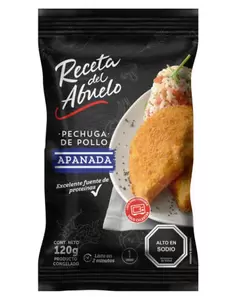 Pechuga de Pollo Apanada, 120 gr