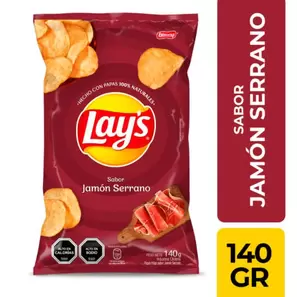 Papas Fritas Mediterráneas Jamón Serrano, 140 g