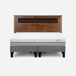 Cama Pratta 2 Plazas + Respaldo Ferrara