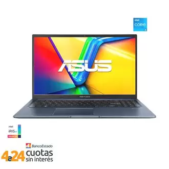 Notebook Vivobook 15 Intel Core i5-13420H 15.6" FHD 60Hz 12GB 512GB SSD Windows 11 Azul X1502VA-NJ848W