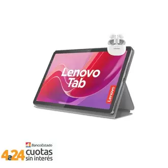 Tablet Tab10.1" FHD 4GB 128GB WiFi Octa Core Android Luna Grey + Funda + Earbuds