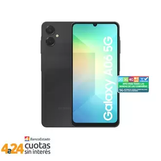 Celular Samsung Galaxy A06 5G 128GB/4G Negro Liberado