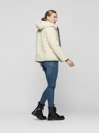 Parka Mujer Revesible Sienna Negro Lineatre