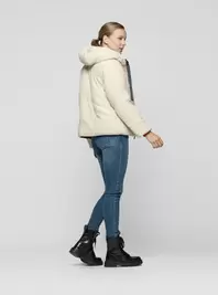 Parka Mujer Revesible Sienna Negro Lineatre