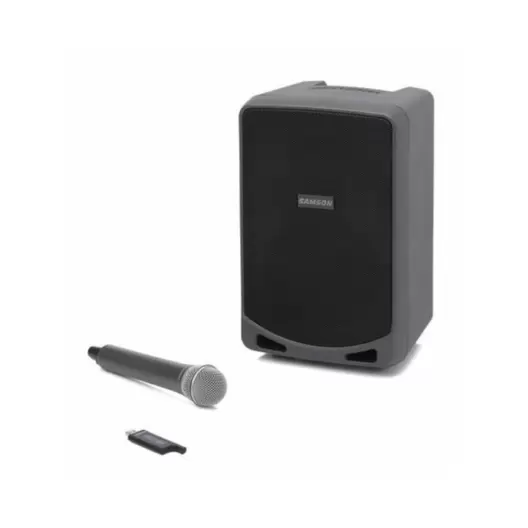 Caja Activa Portable Con Bluetooth y Micrófono Samson XP106W