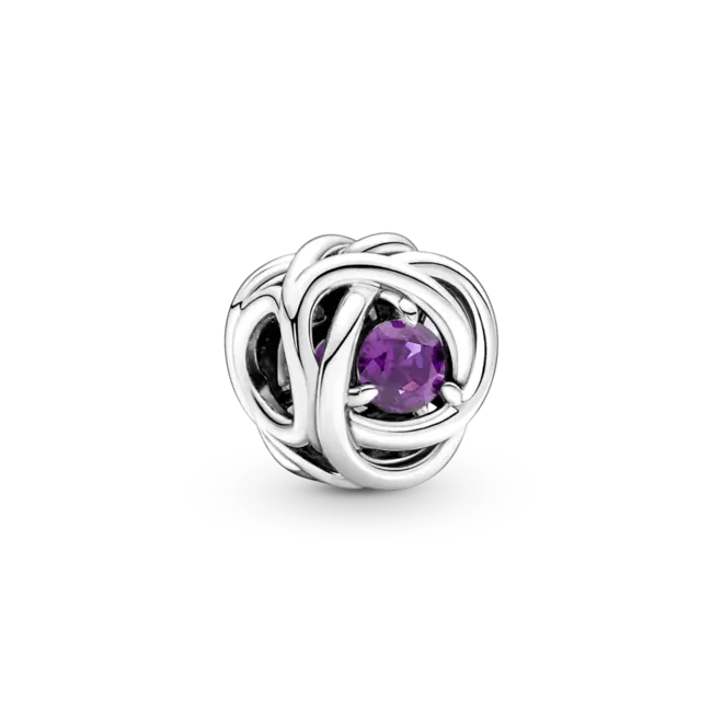 Charm Círculo Eternidad Morado