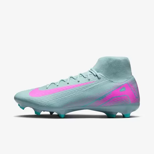 zapato de futbol nike zoom superfly 10 academy fg celeste adulto