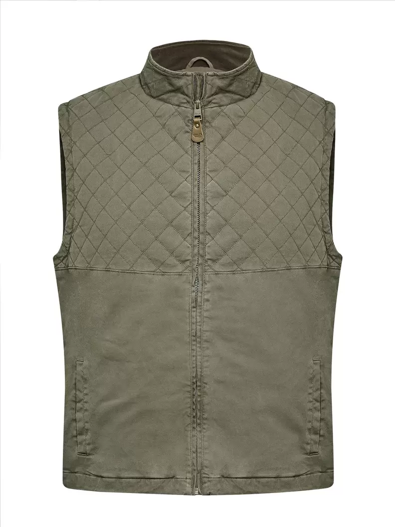 Chaqueta Gabardina Hombre Laurito Verde Rockford