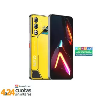 Celular ZTE Nubia Neo3 GT 256GB/12GB + 12GB 5G Amarillo Liberado