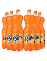 6 Gaseosa Fanta, 1.500 cc