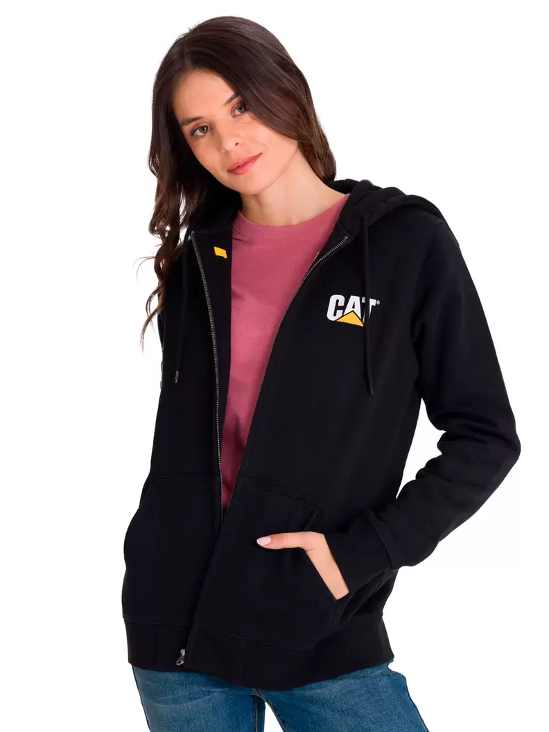 Poleron Mujer Trademark Banner Fz Hoodie Con Gorro Ajustable Con Tecnología S3 Cord. Cat