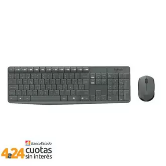 Combo Teclado + Mouse Inalámbrico MK235 - Negro