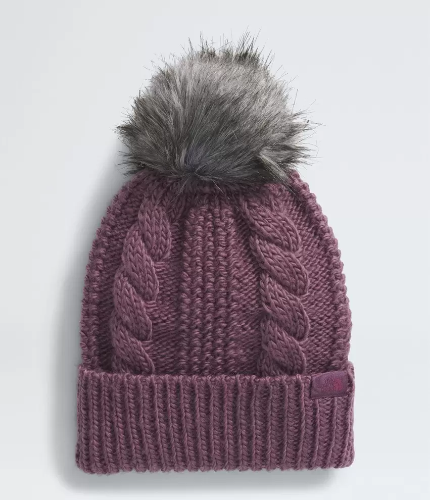 Gorro oh mega fur pom mujer