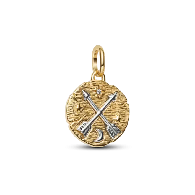 Charm Talismán Flechas Cruzadas