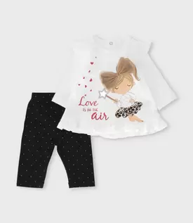 Conjunto recién nacida con estampado