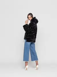 Parka Reversible Mujer Orian Celeste Lineatre