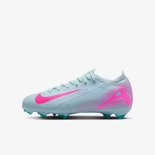 zapato de fútbol nike zoom vapor 16 academy pro fg celeste niño